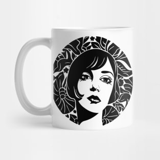 Retro Mod Girl Mug